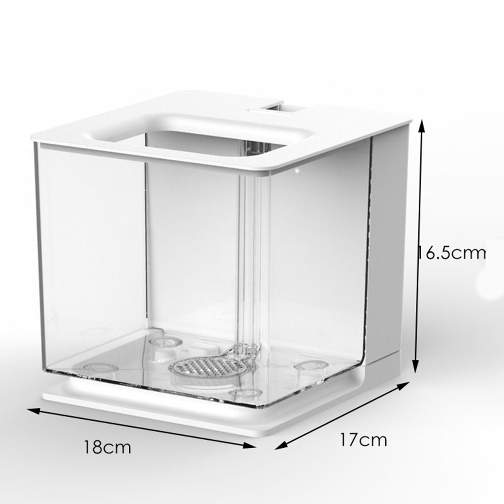 Betta Fish Tank - AT21-2X Betta Visbak Aquarium Visbak Gemakkelijk