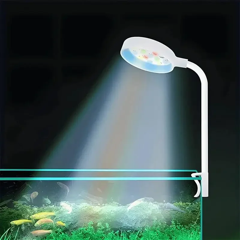 Aquarium Light - Aquariumlicht met adapter LED-clip op aquariumlicht,