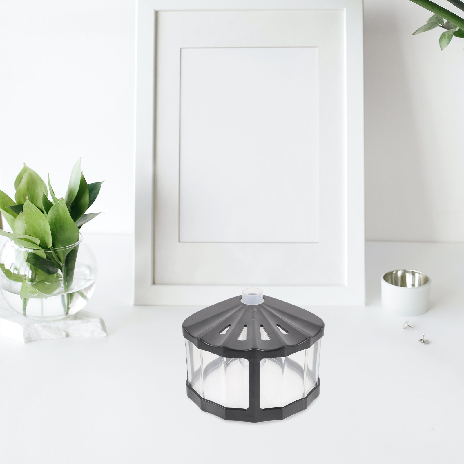 Betta Fish Tank - Mini Aquarium Tank Draagbare Transparante Plastic