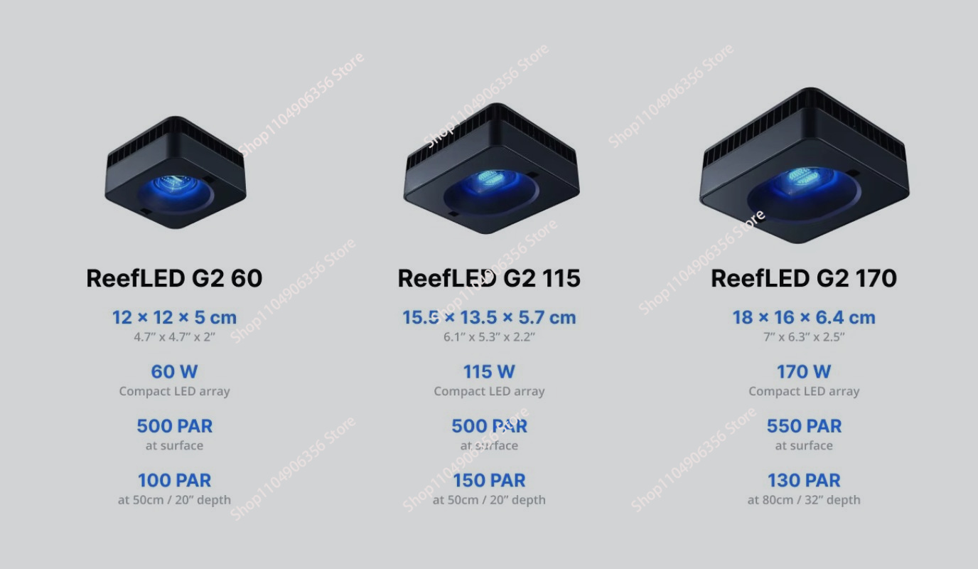 Aquarium Light - Nieuwe LED 60W aquariumverlichting, beste flits-efficiëntie,