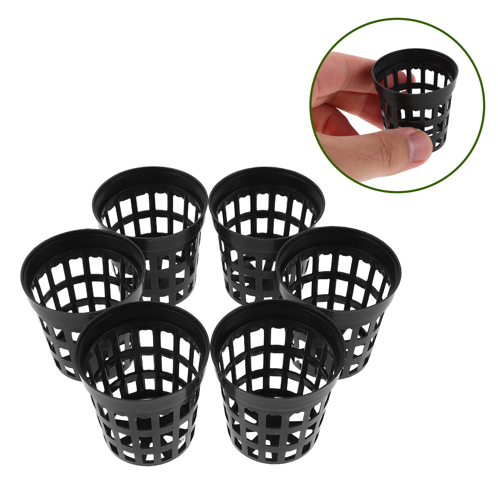 Aquarium Plants - 40 stuks aquariumplantenhouder, plastic mand met