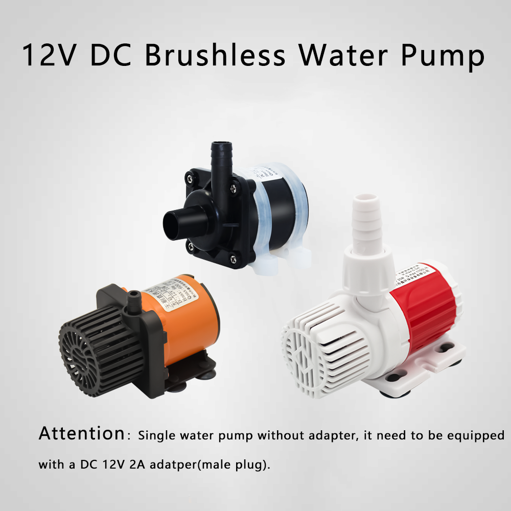 Aquarium Pump - 12V Dc Borstelloze Kleine Dompelpomp Geschikt
