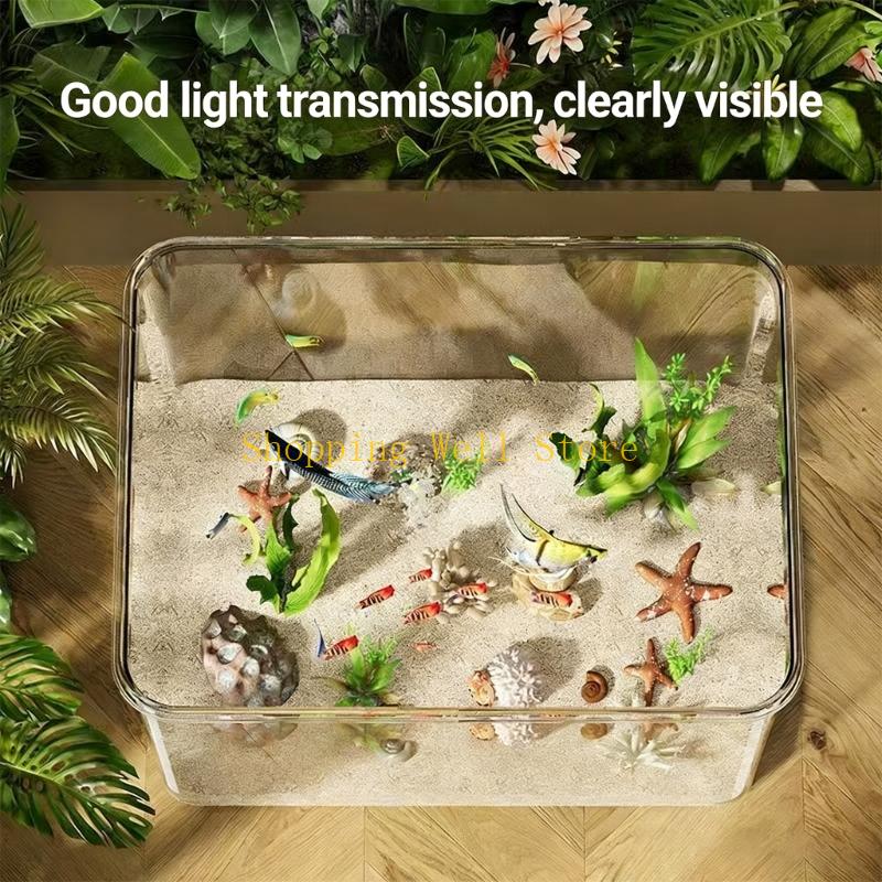 KX4B Onbreekbaar aquarium Kras - Betta Fish Tank recensie en prijs