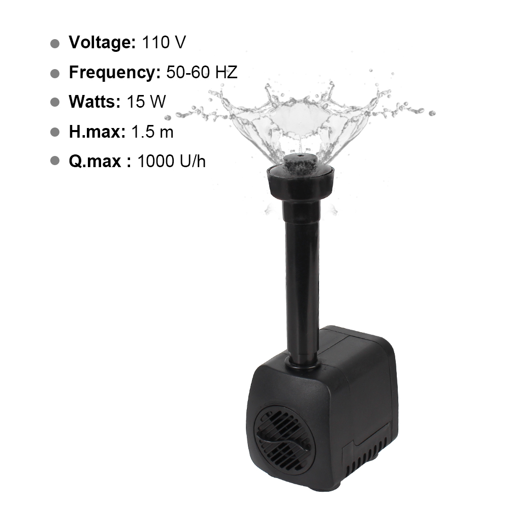 Tuinaquariumfontein EU-stekker - Aquarium Light recensie en prijs