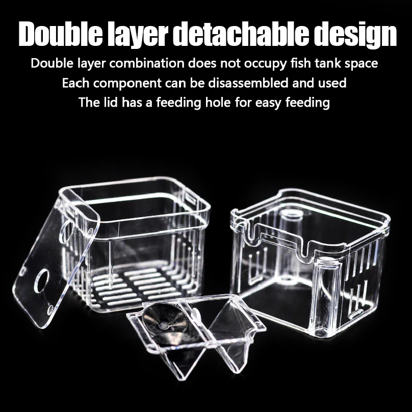 1PC Aquarium Visfokkerbox Duur - Betta Fish Tank recensie en prijs