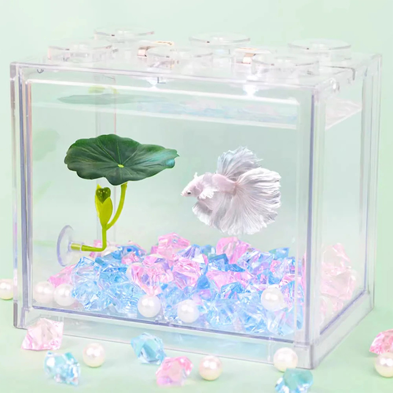 (Ce14)1/5PC Groene bladhangmat - Betta Fish Tank recensie en prijs