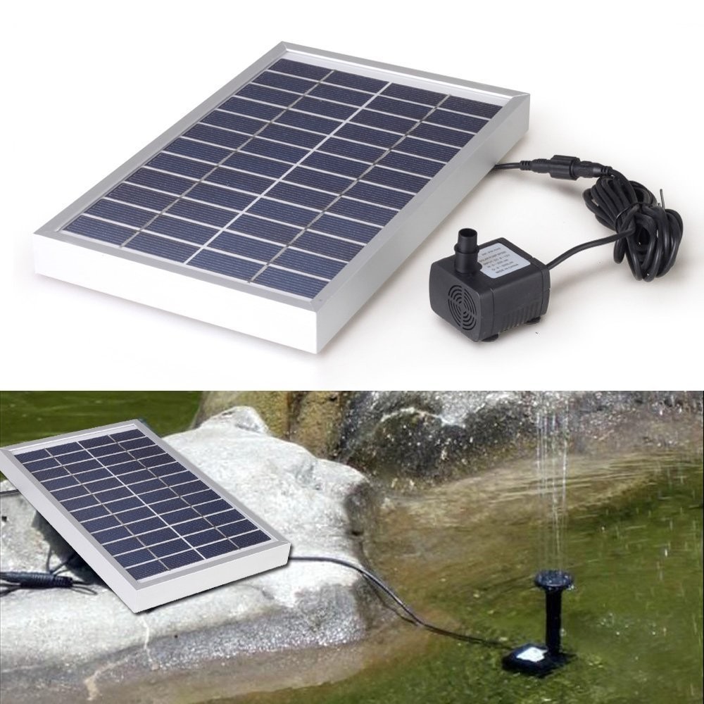 Zonne-waterpomp, verstelbare v - Aquarium Pump recensie en prijs