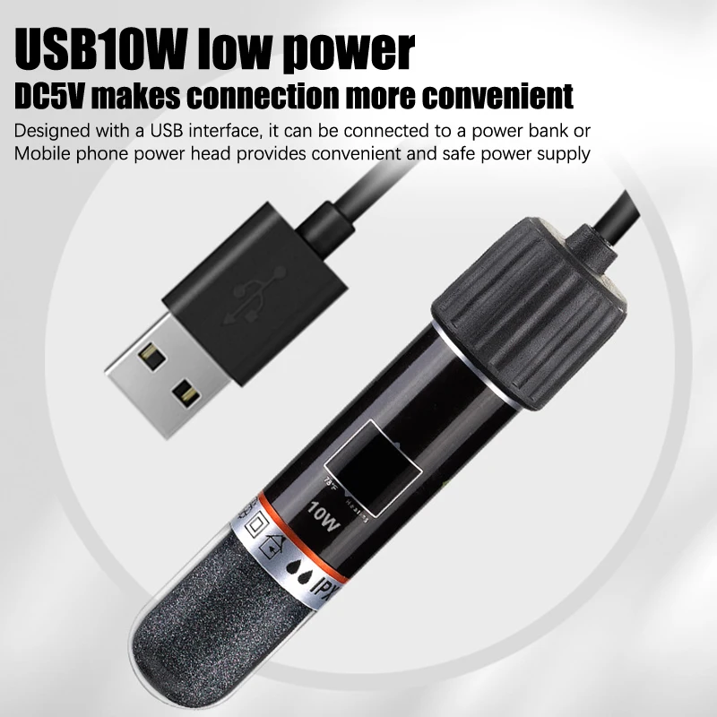 USB 26 ° CMini Aquarium Immers - Fish Tank Heater recensie en prijs